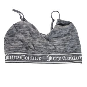 Juicy Couture Women's Grey Sports Bra. Size Large